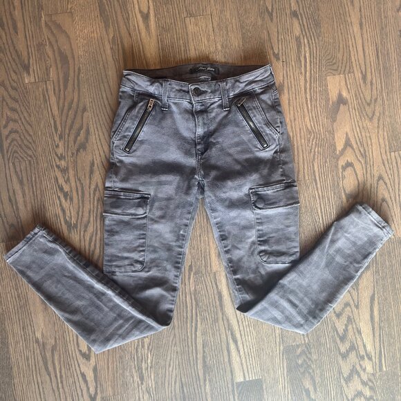 Mavi Camo Cargo Skinny Jeans - Low Rise y2k - Size 25 - Picture 1 of 4